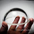 Dôme de verre saphir de 90 mm de diamètre